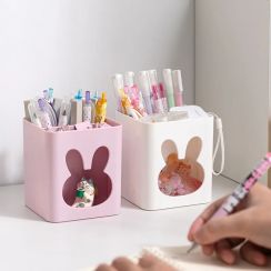 54Pcs Desk Plastic Organizer Pen Holder