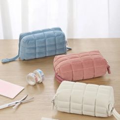 12Pcs Pillow Shaped Simple Pencil Pouch