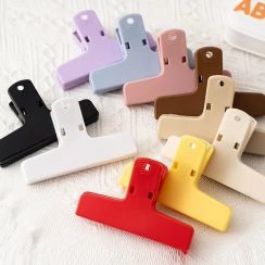 100Pcs Colorful Plastic Book Clips