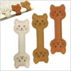 60Pcs Cute Cat Face Magnetic Bookmark