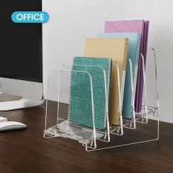 6Pcs Acrylic Vertical Folder Holder 